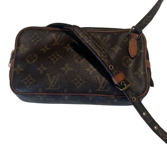 Louis Vuitton Marly Bandouliere Brown Monogram Adjustable Crossbody Bag - Picture 9 of 17